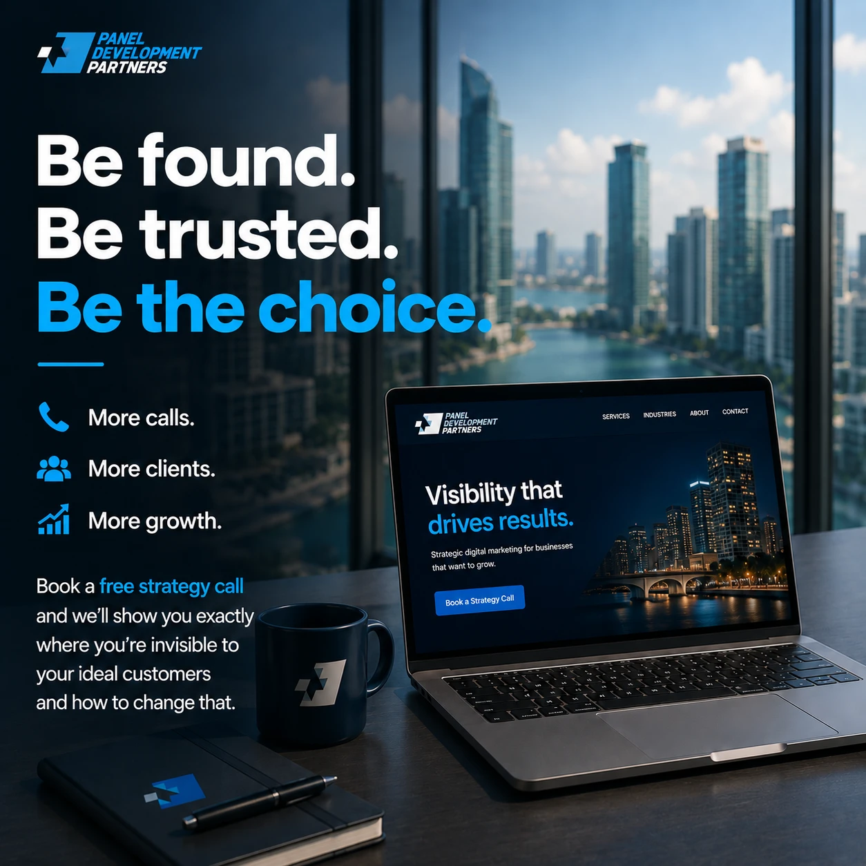 Be found. Be trusted. Be the choice. More calls, more clients and more growth with Panel Development Partners.